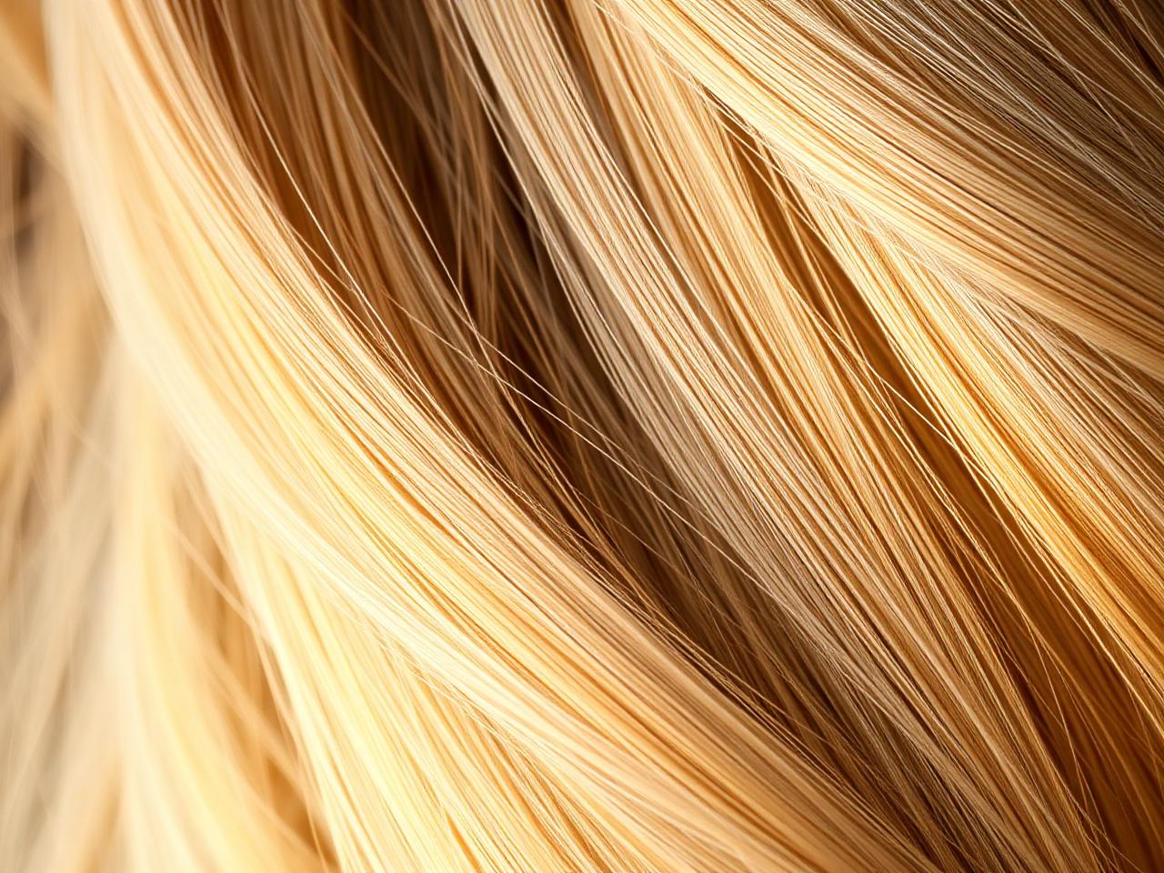 Texture di capelli biondi balayage